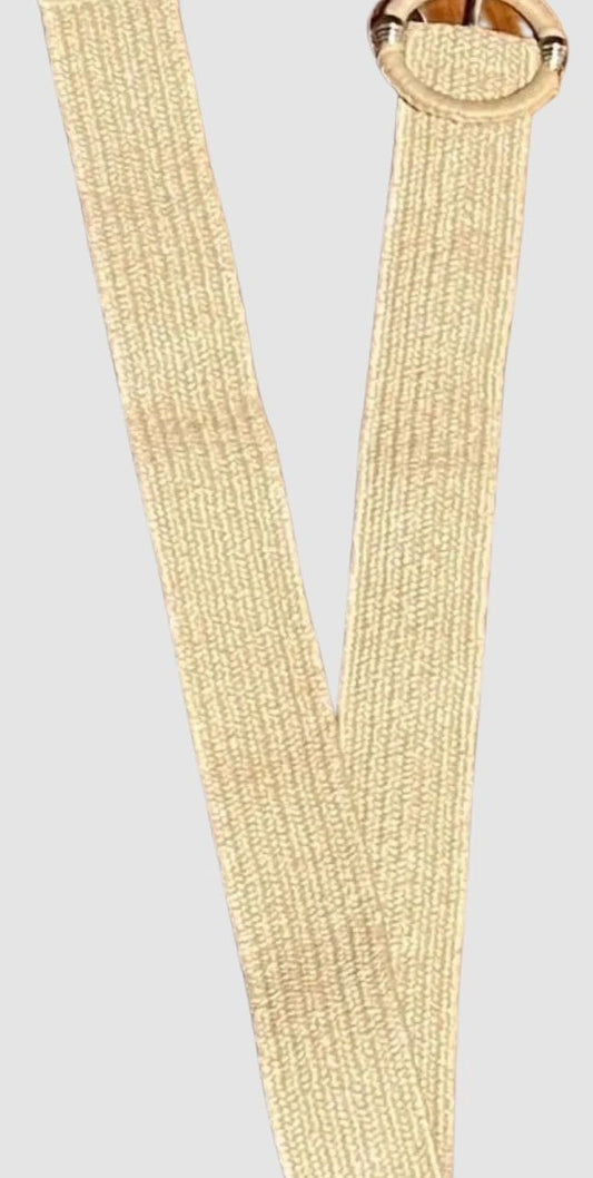 Boho Woven Belt Wheat or Black