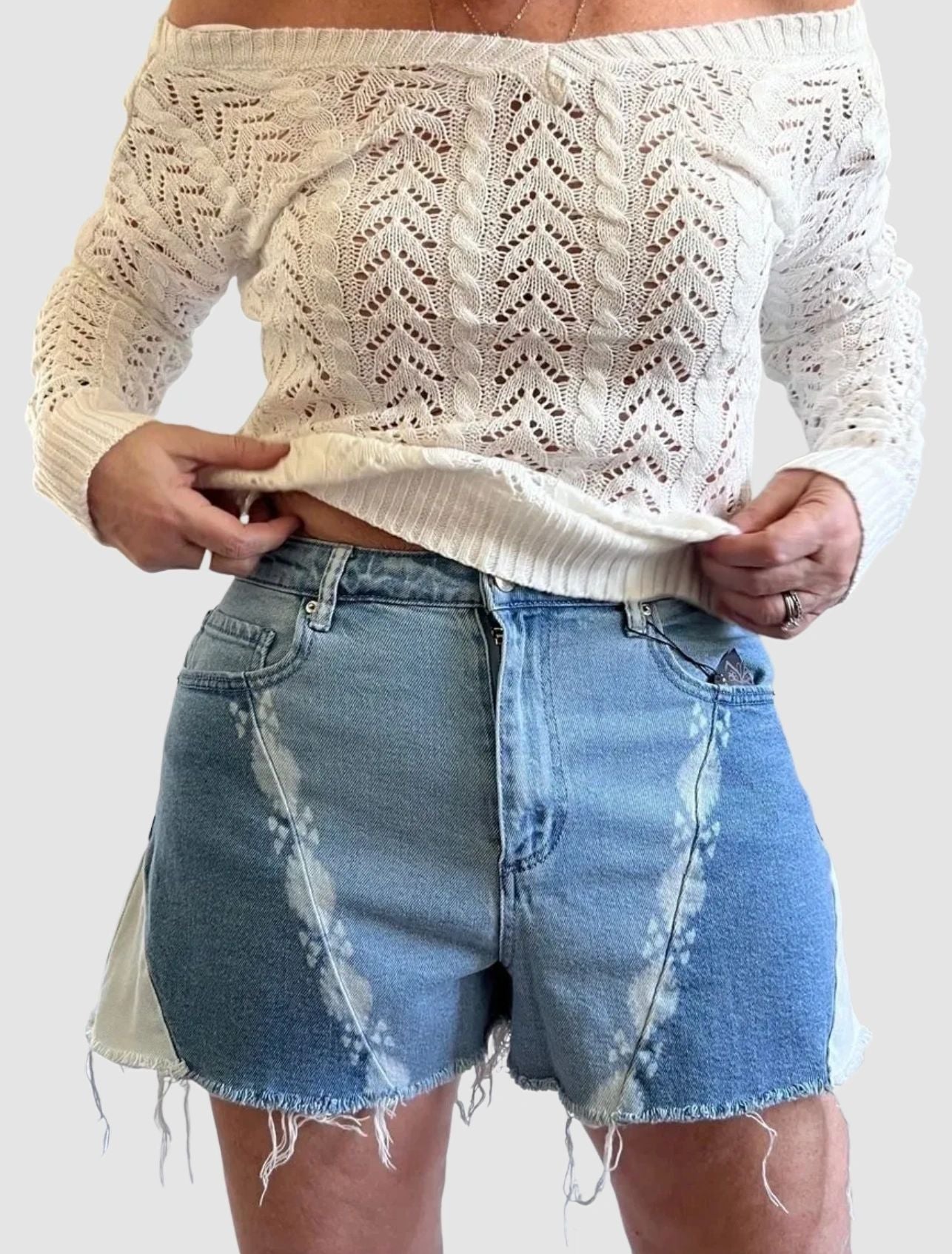 The Gabby Sweater - 2 Way Criss Cross Off the Shoulder Sweater