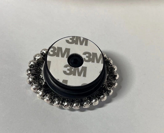 Western Cell Accessory with Rhinestones - Adhesive 3m Phone Grip Horseshoe or Steer Head