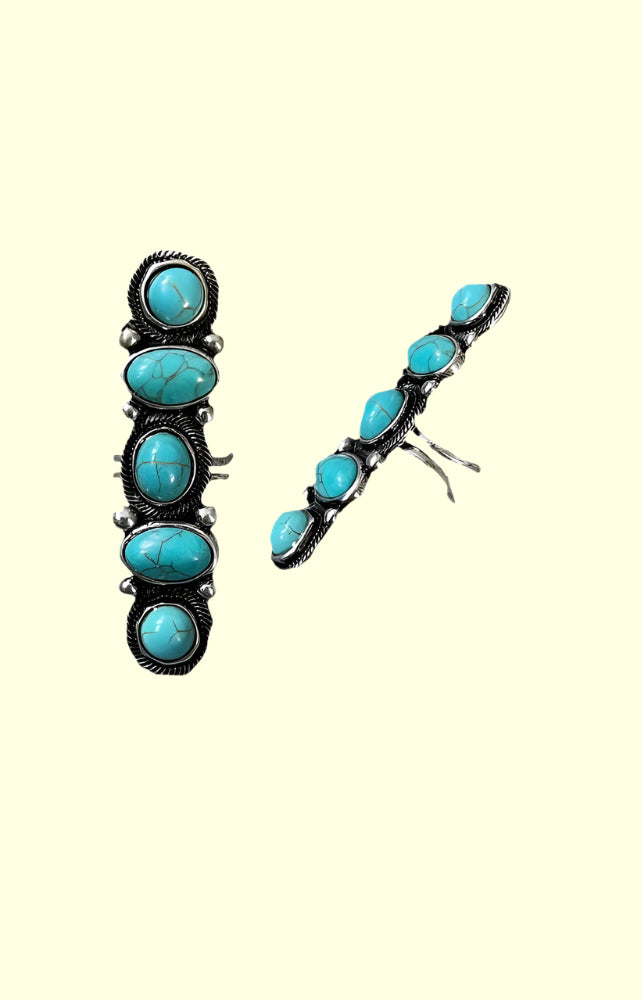 5 Stone Turquoise Ring