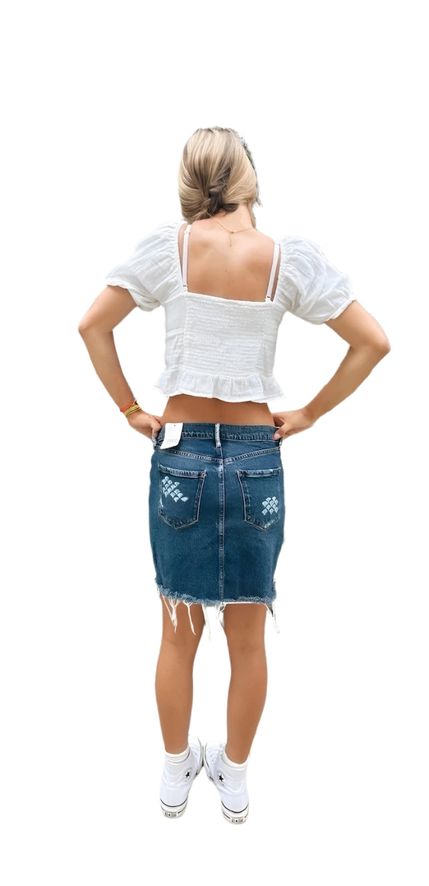 mermaid-skirt-ana-womens-size-2-hand-bleached-distressed-scales-back-view