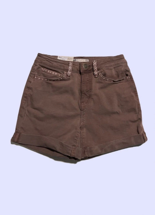 Steer Clear Brown Shorts Midi High Rise ~ Size 1/25W So