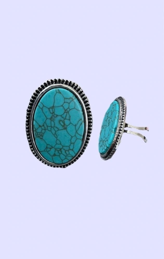 Oval Stone Ring
