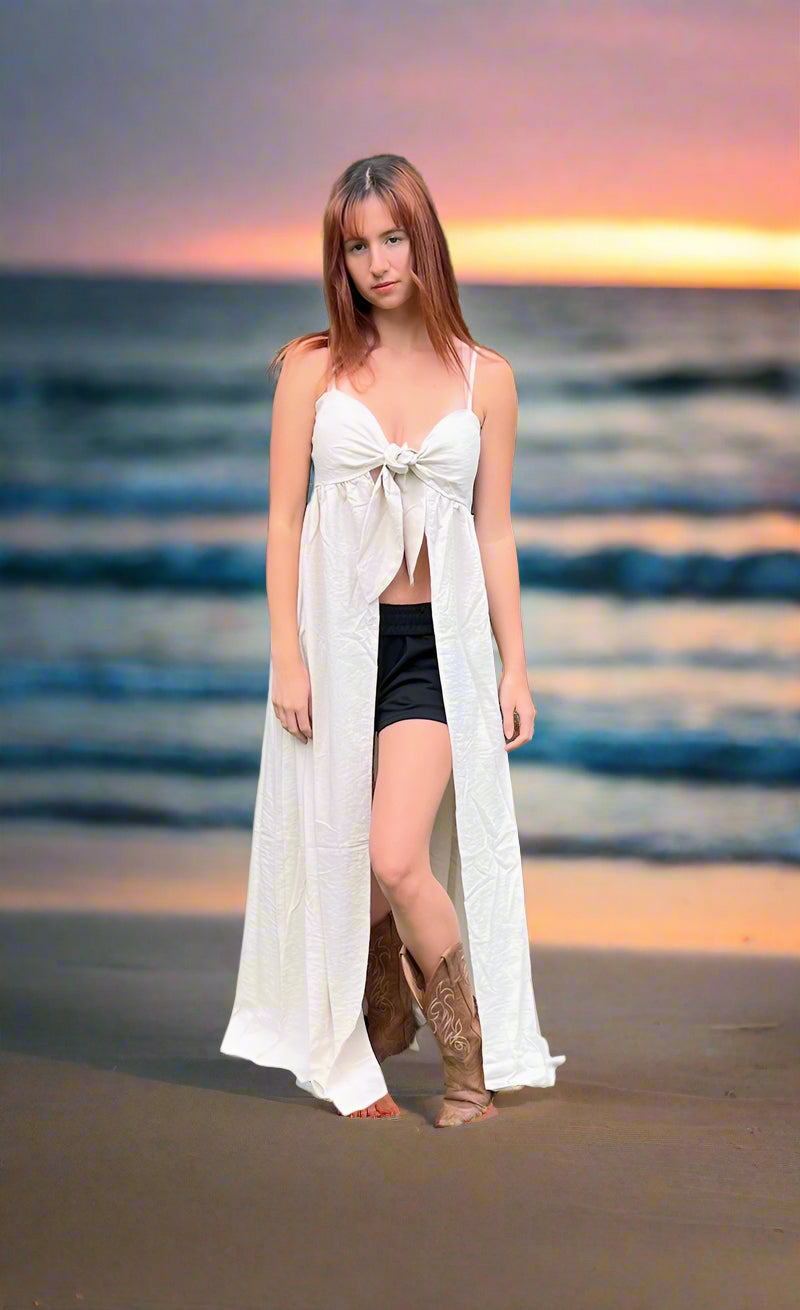 sandswept-tan-maxi-duster-adjustable-tie-front-coverup-sunset-front-view