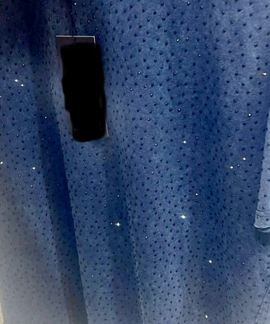 shining-bright-rhinestone-tee-front-view-navy-midnight-blue