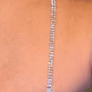 Celeste Rhinestone Strap Tank - Baby Blue BY ITOO