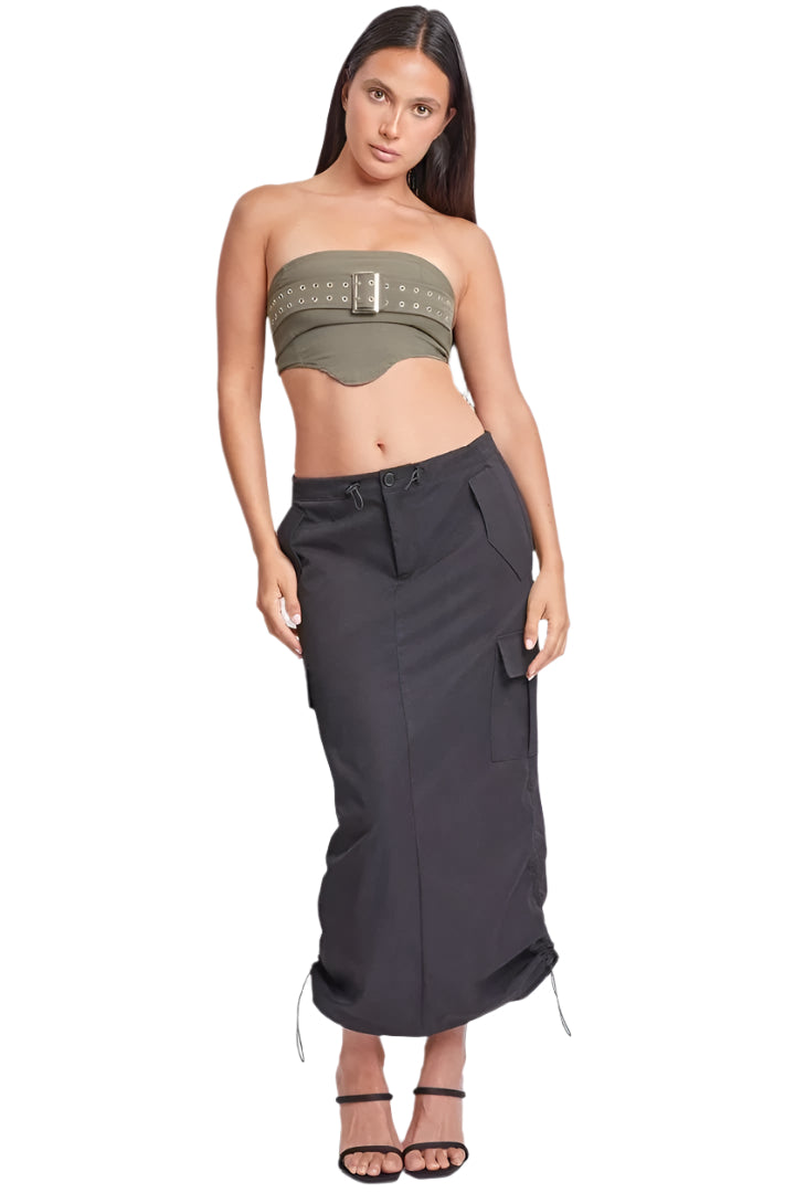 Maxi Cargo Parachute Skirt