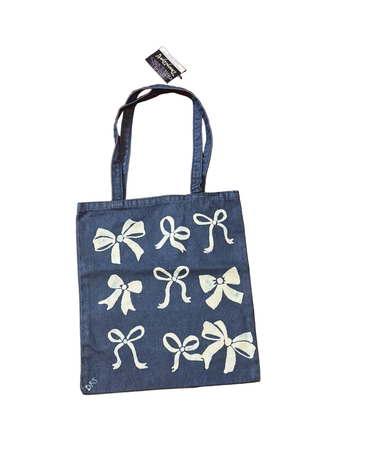 Hand Bleached Denim Tote Bag Collection