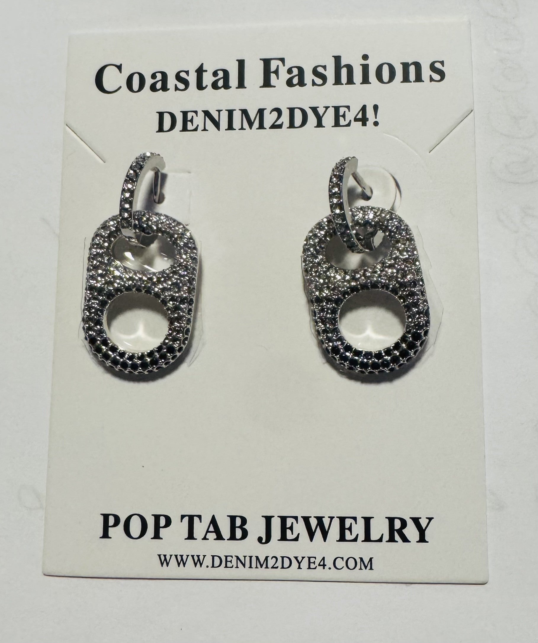 moonlit glam ombre earrings on product card