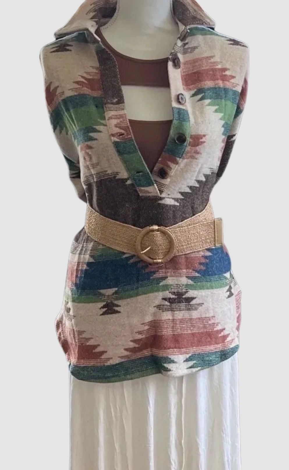 NIKI BIKI Seamless Keyhole Ribbed Tanktop Available in 3 Colors: Brown, Light and Dark Blue Made in USA Super Soft One Size Fits Most Ribbed Fabulous Cami Comfort Compression Stretchy Cropped