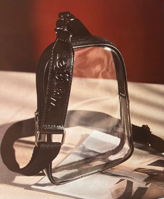 Wrangler Howdy Clear Crossbody Purse - Black or Brown