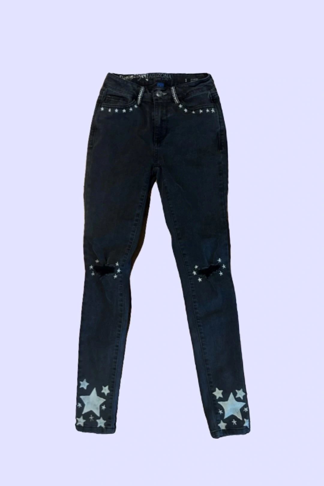 Arizona Skinny Hi Rise Slim Fit - Hand Bleached Size 1