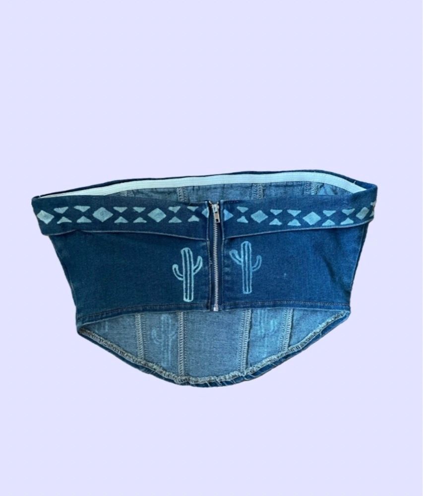 Cactus Corset Tube Top