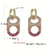 measurement of poptab earrings.