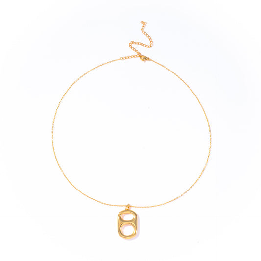 Luxe ROSE gold Rhinestone Pendant Necklace lifestyle coastal flat  lay back