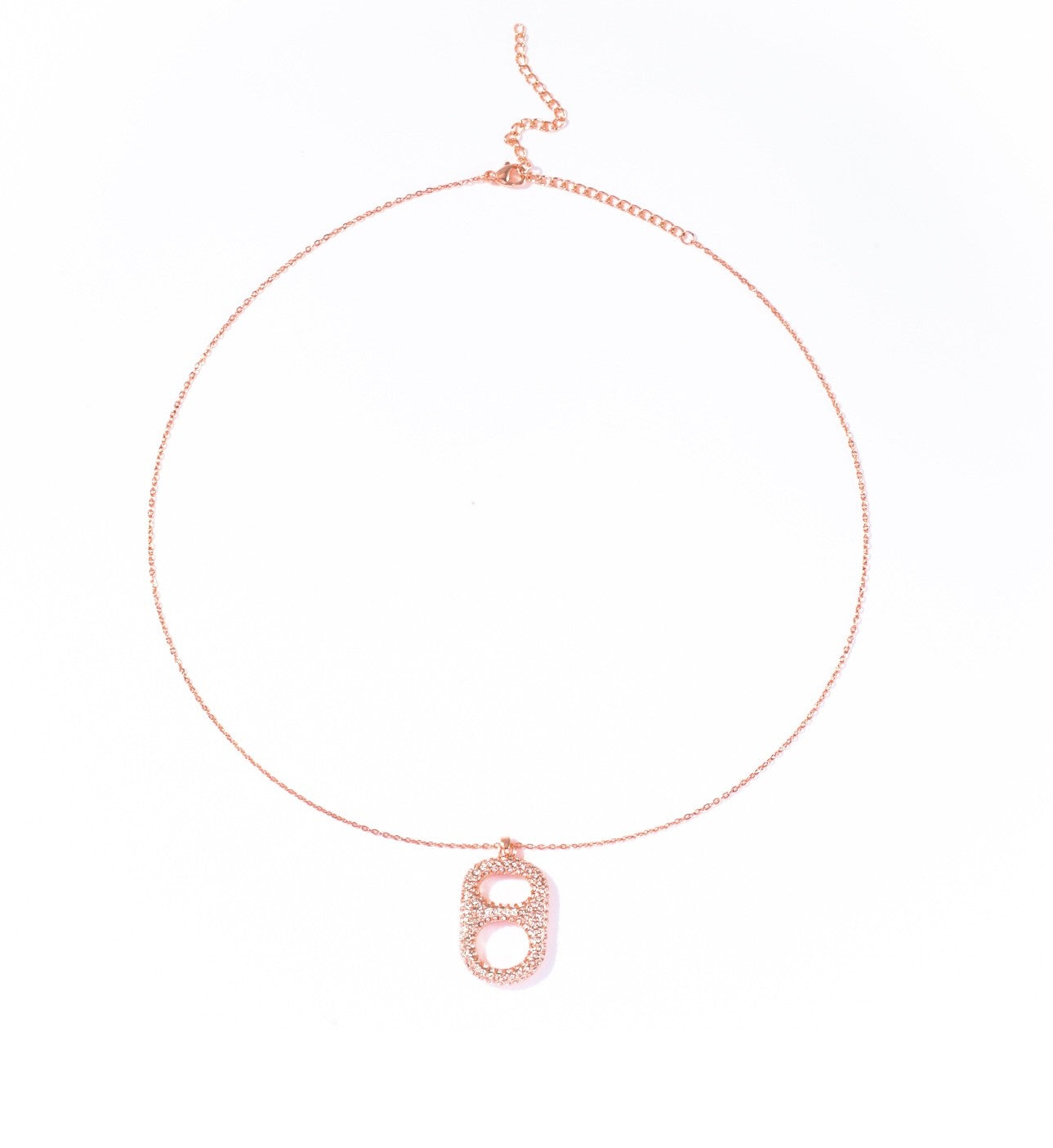 Luxe Rose Crush Floating Poptab Earrings front view with rhinestones MATCHNG NECKLACE