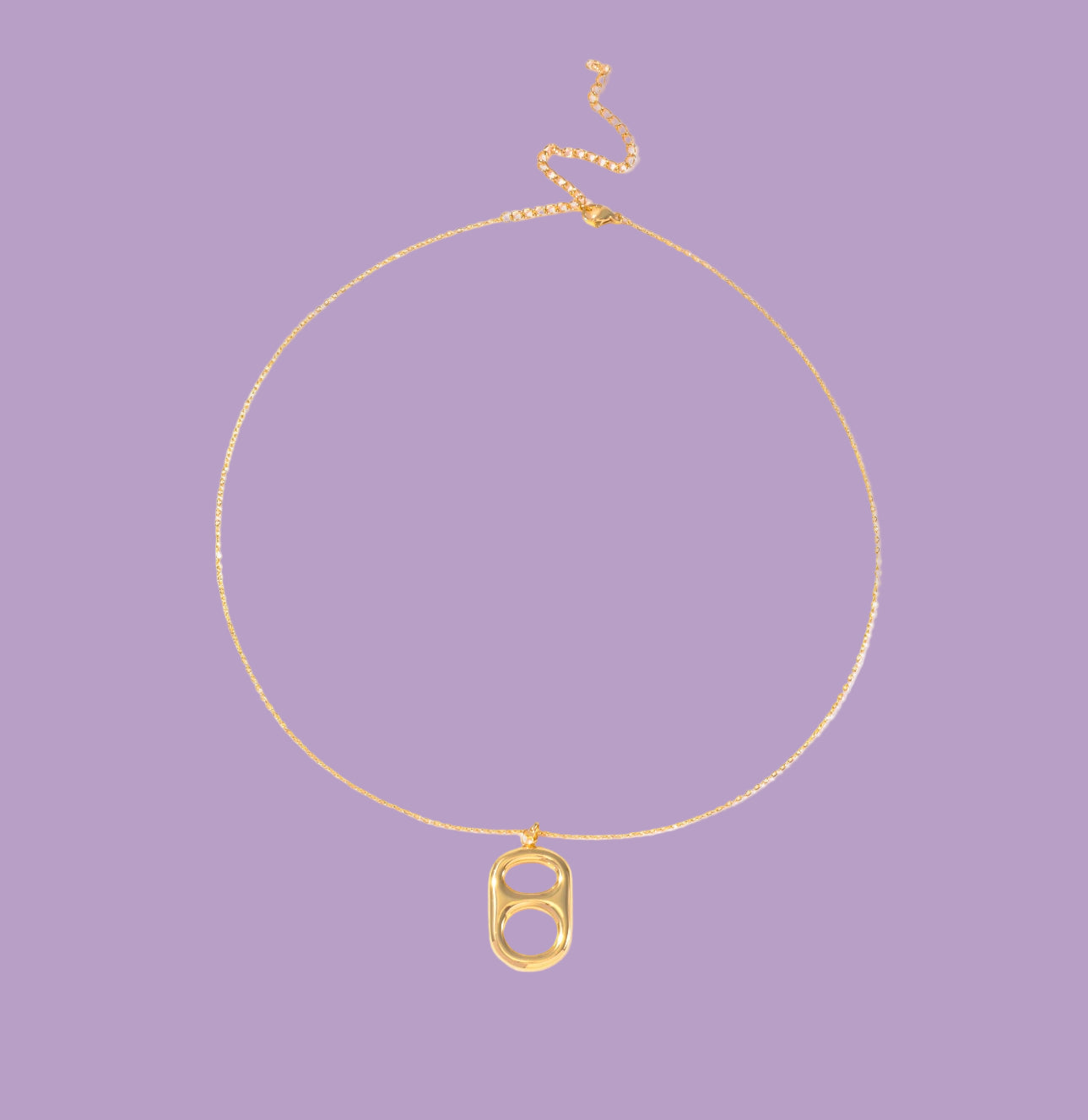 sun kissed pop tab matching necklace gold