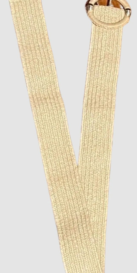 Boho Wheat ~ Woven Belt One Size