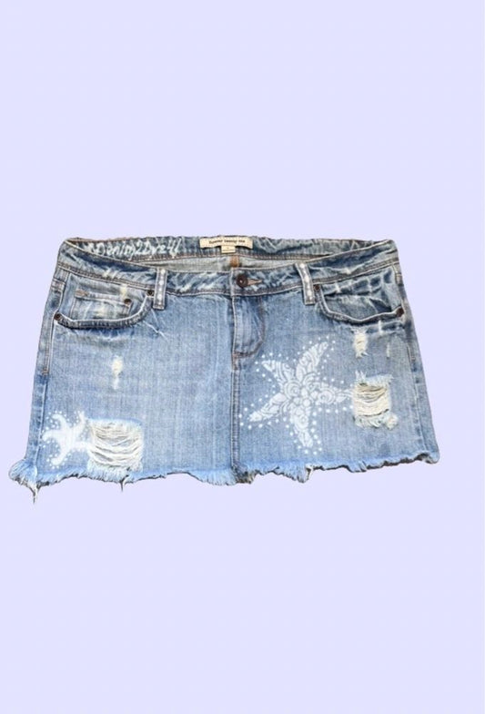 Starfish Mini Skirt ~ Forever 21 Women's Size Large