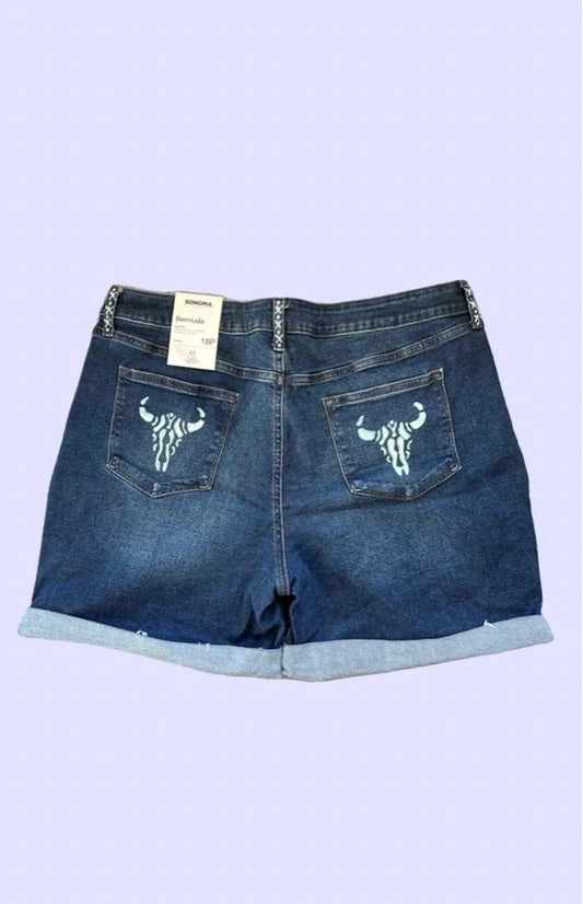 Steer Clear Shorts ~ Sonoma Women's Size 18 Petite