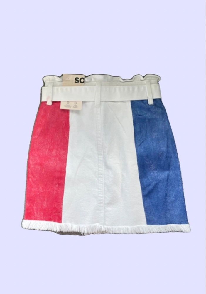 4th Of July Mini Skirt ~ So Women's:, Size 0/24W