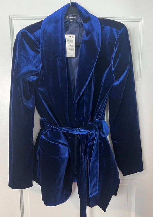 Blue Velvet Large Blazer