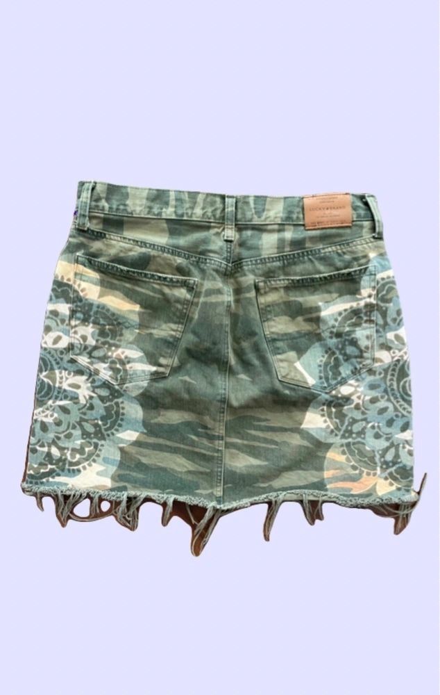 Mandala Camo Skirt ~ Lucky Brand Size 10