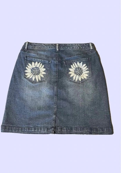 Sunflower Skirt ~ Style & Co Women's Size 10