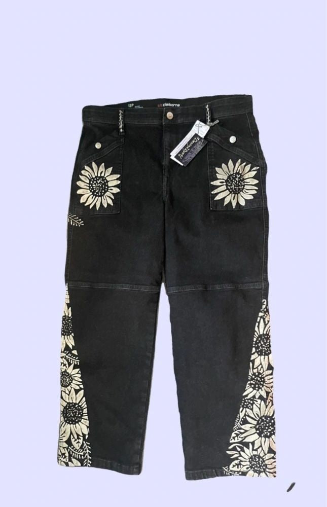 Sunflower Jeans ~ Liz Claiborne Women's Size 12 Petite