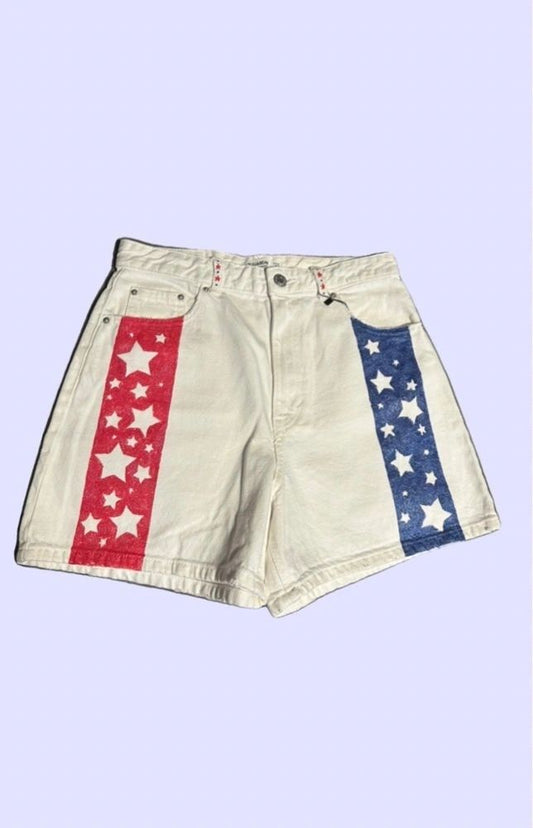 4Th Of July Shorts ~ Pull & Bear Women's Size 8