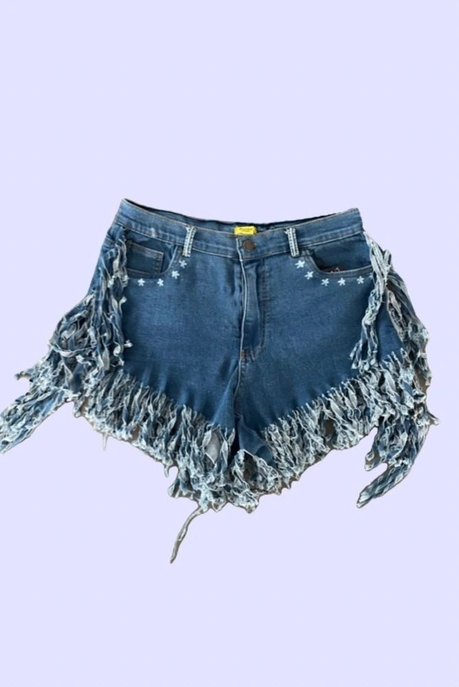 Star Fringe Shorts ~ Size Small, Medium, Large