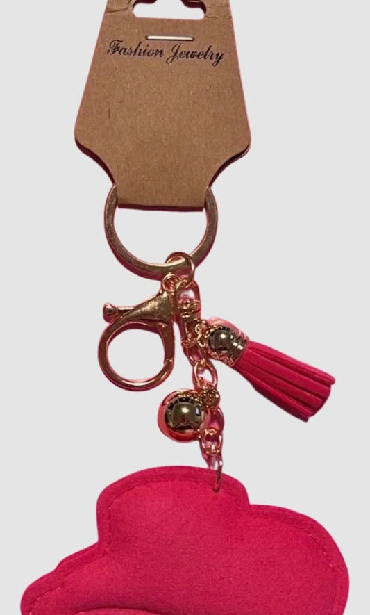 Cowgirl Hat Keychain