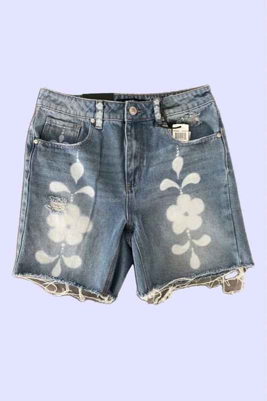 Flower Leaf Shorts