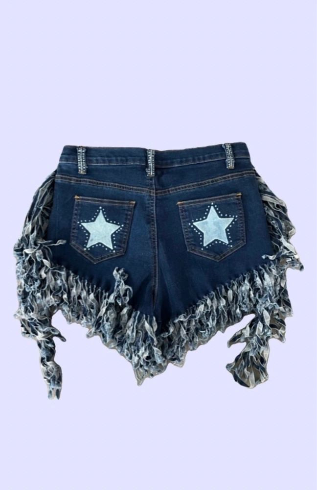 Star Fringe Shorts ~ Size Small, Medium, Large
