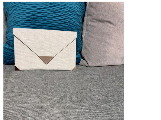 Linen Envelope Clutch  /  Crossbody