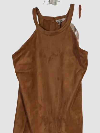 The Rebecca Faux Leather Tank Top