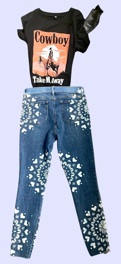 Far Out Hearts Jeans