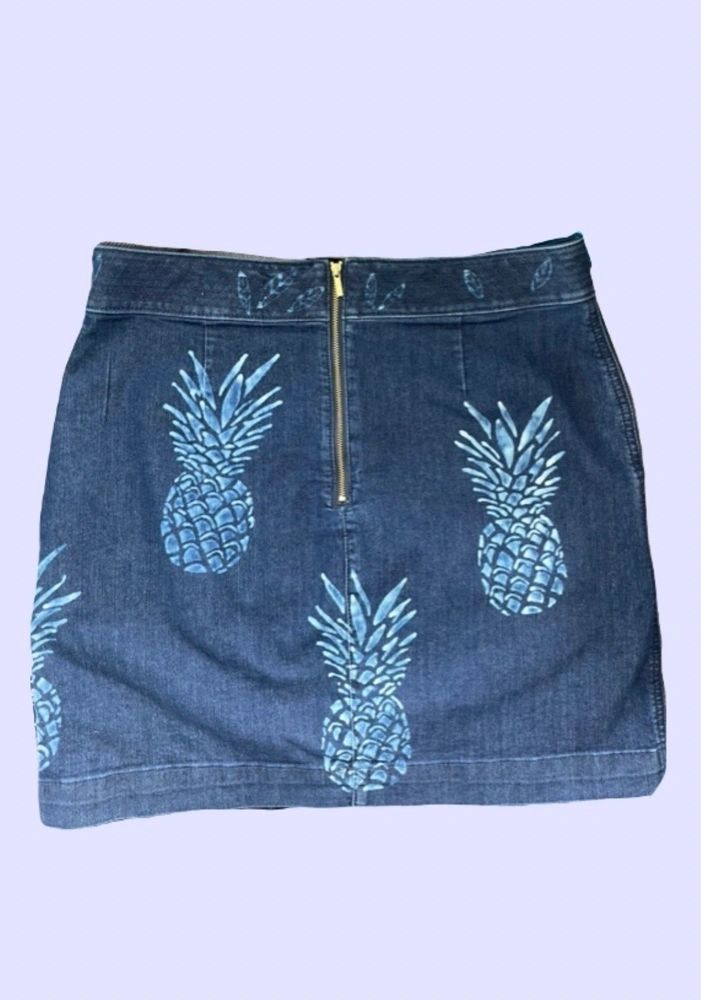 Pineapple Skirt ~ LOFT Women's Size 10