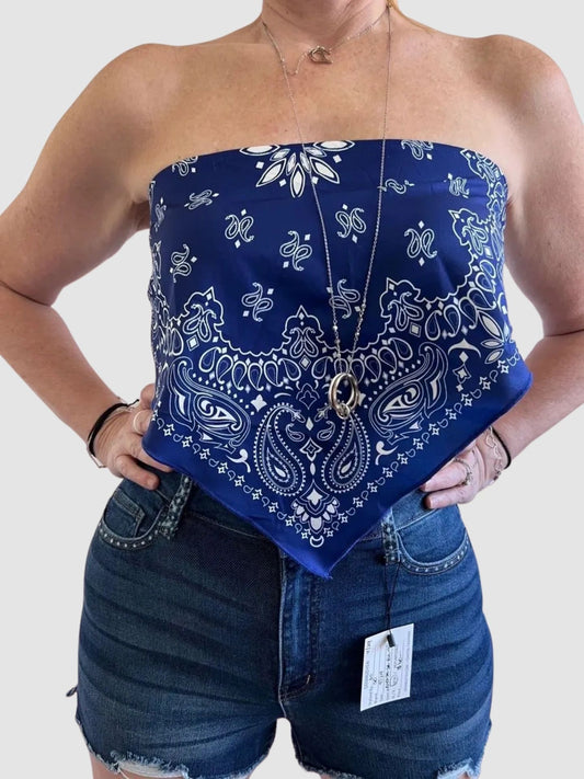 Bandana Tube Top