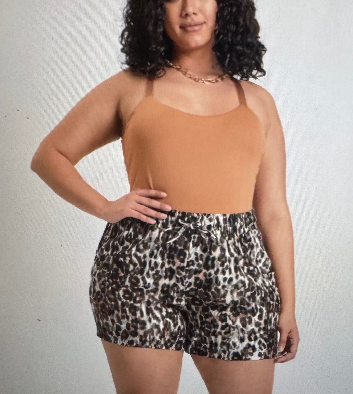 Sassy Leopard Short  Regular and Plus Size