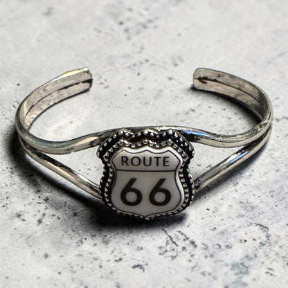 route-66-adjustable-stainless-steel-bangle-silver-black-white.jpg  FRONT