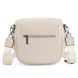 Sweetheart Beige Montana West Crossbody Back Zipper Pocket