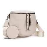 Montana West Sweetheart Beige Tassel Bum Bag with Detachable Coin Purse