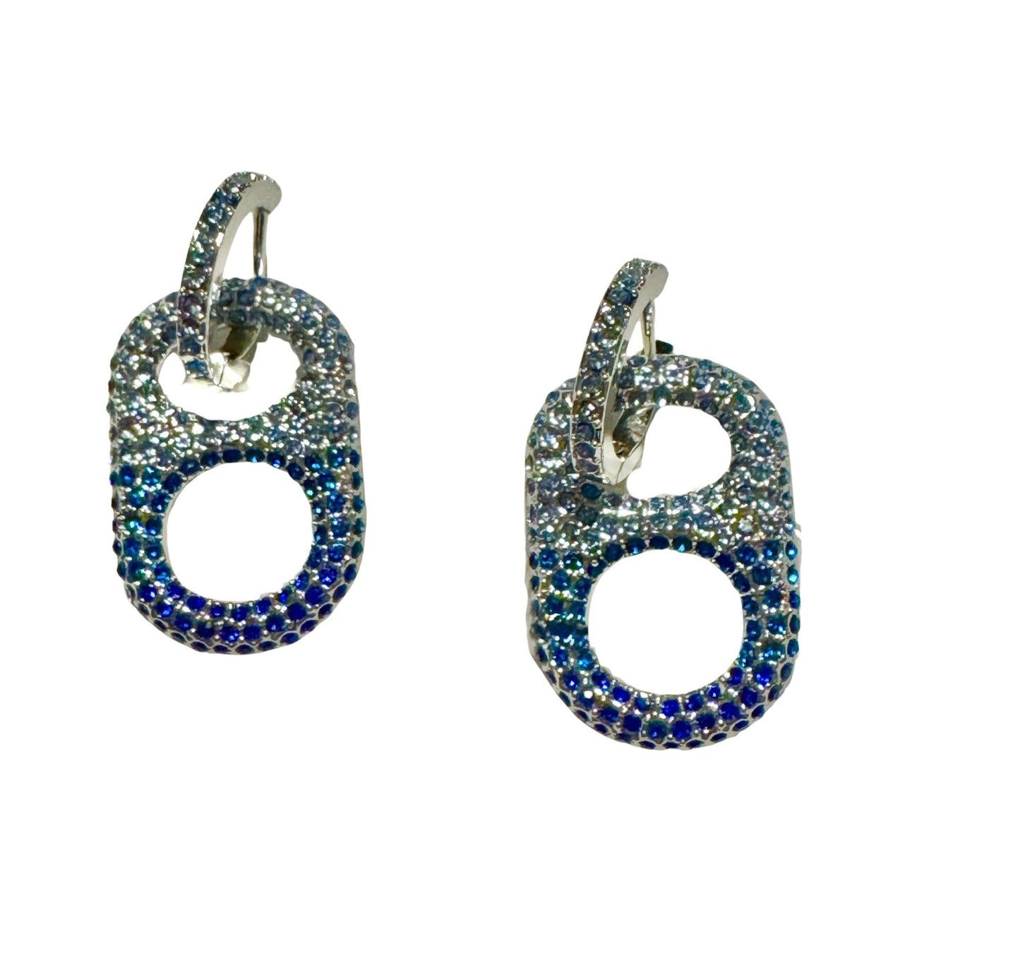 Coastal Wave Ombre Pop Tab Earrings by Tab~ulous™