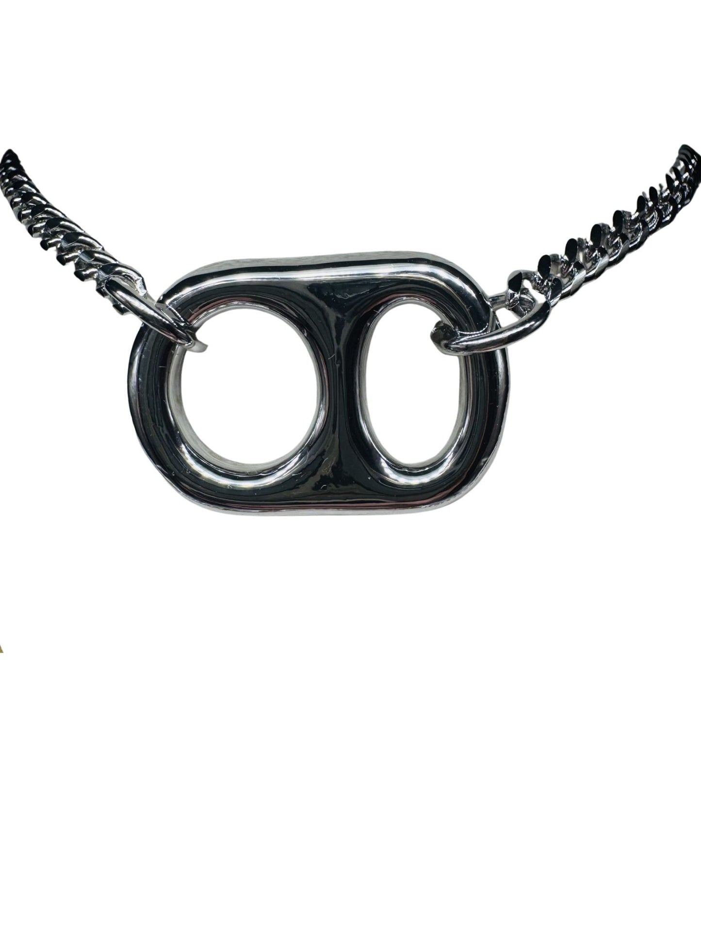 Classic Silver Crush Pop Tab CHOKER Necklace by Tabulous Jewelry