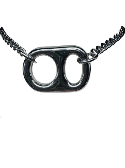 Classic Silver Crush Pop Tab CHOKER Necklace by Tabulous Jewelry