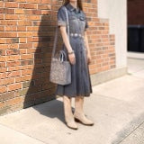 Jeanie Blue Floral Tooled Genuine Leather Tote & Crossbody Bag