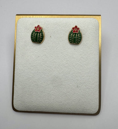 Flowering Cactus Earrings