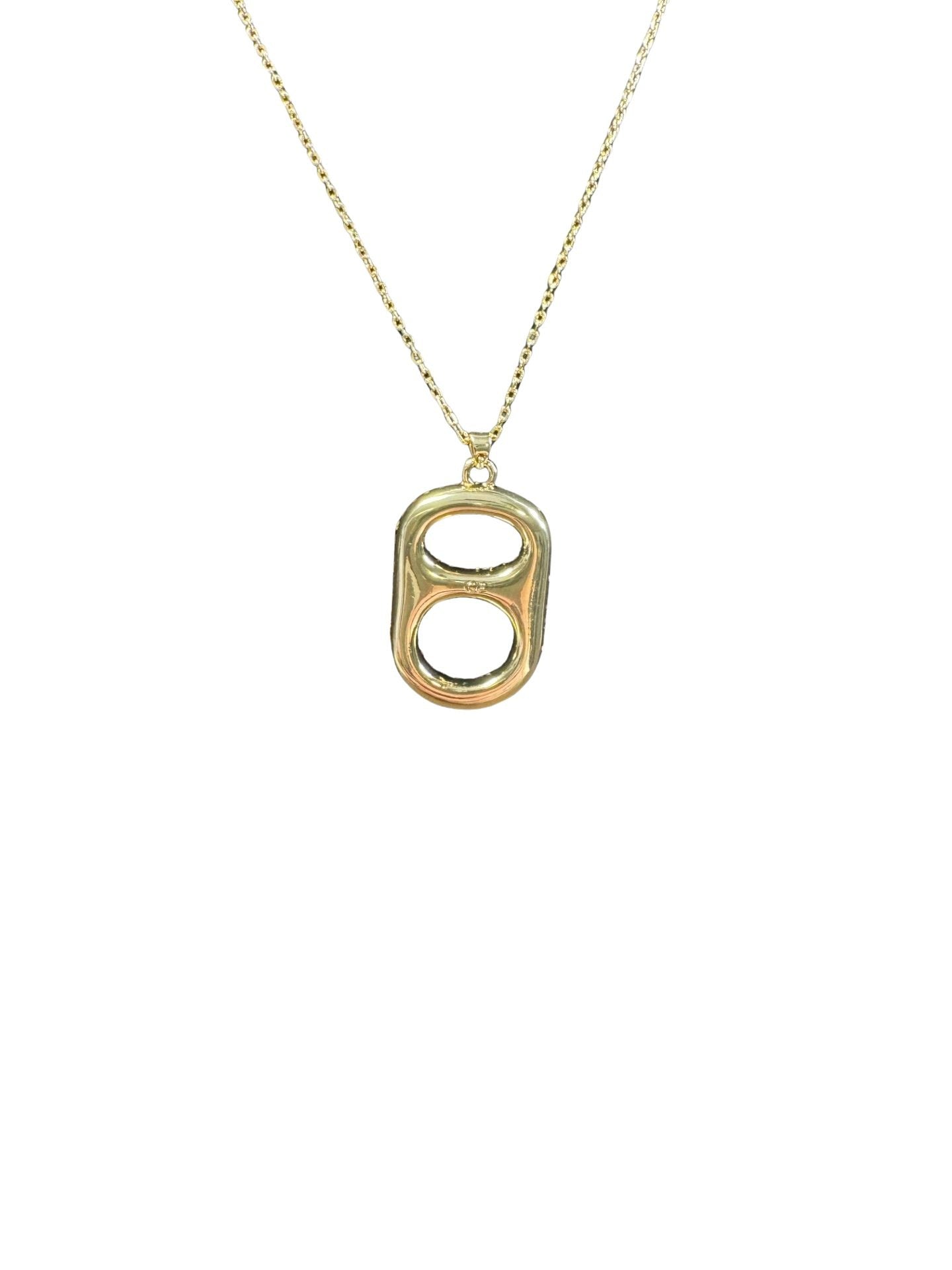 Emerald Coast Green Ombré Floating Poptab Necklace by Tab~ulous™