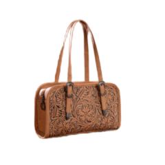 Montana West Western Carved Out Tooled Mini Satchel – BLACK OR BROWN